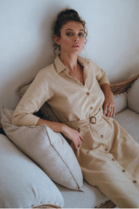 Essence Shirt Linen Dress