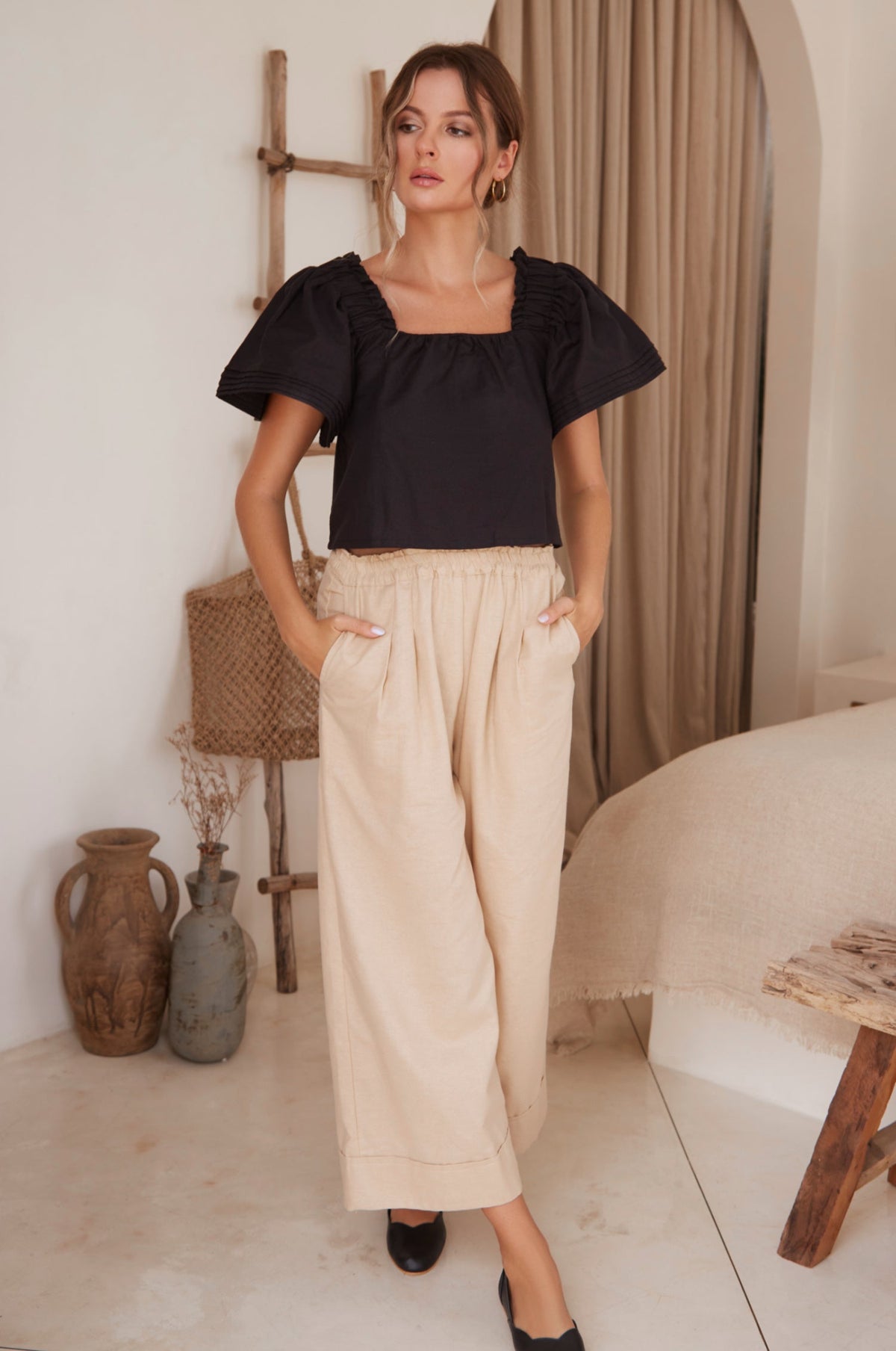 Estelle Linen Top (Sale)
