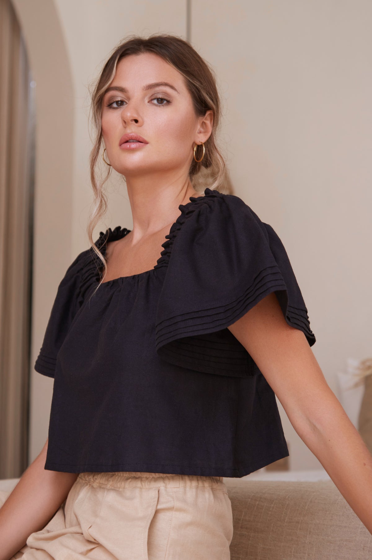 Estelle Linen Top (Sale)