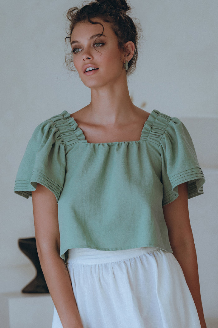 Estelle Linen Top (Sale)