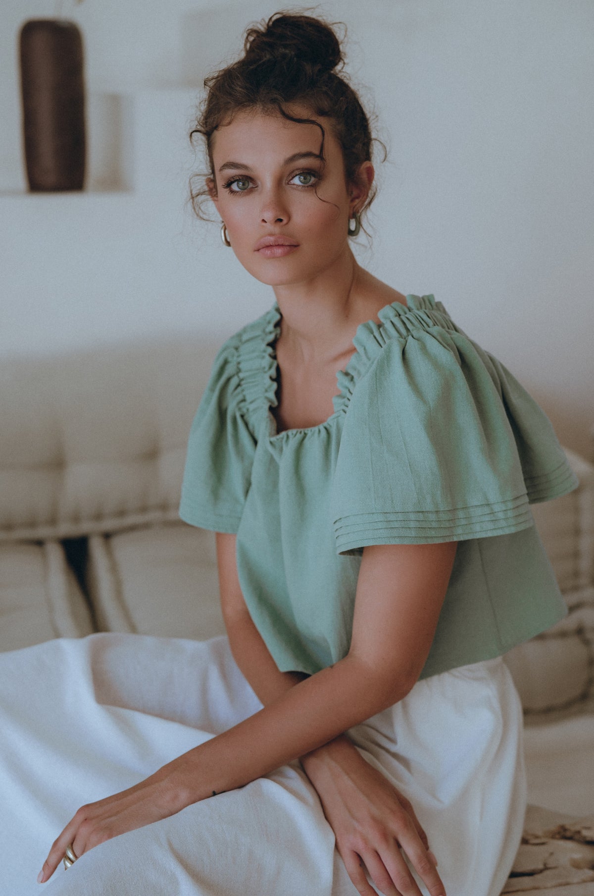 Estelle Linen Top (Sale)