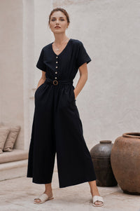Evora Linen Jumpsuit (Sale)