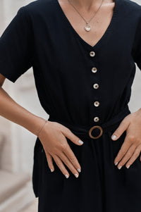 Evora Linen Jumpsuit (Sale)