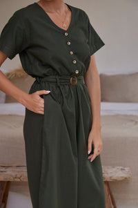 Evora Linen Jumpsuit (Sale)