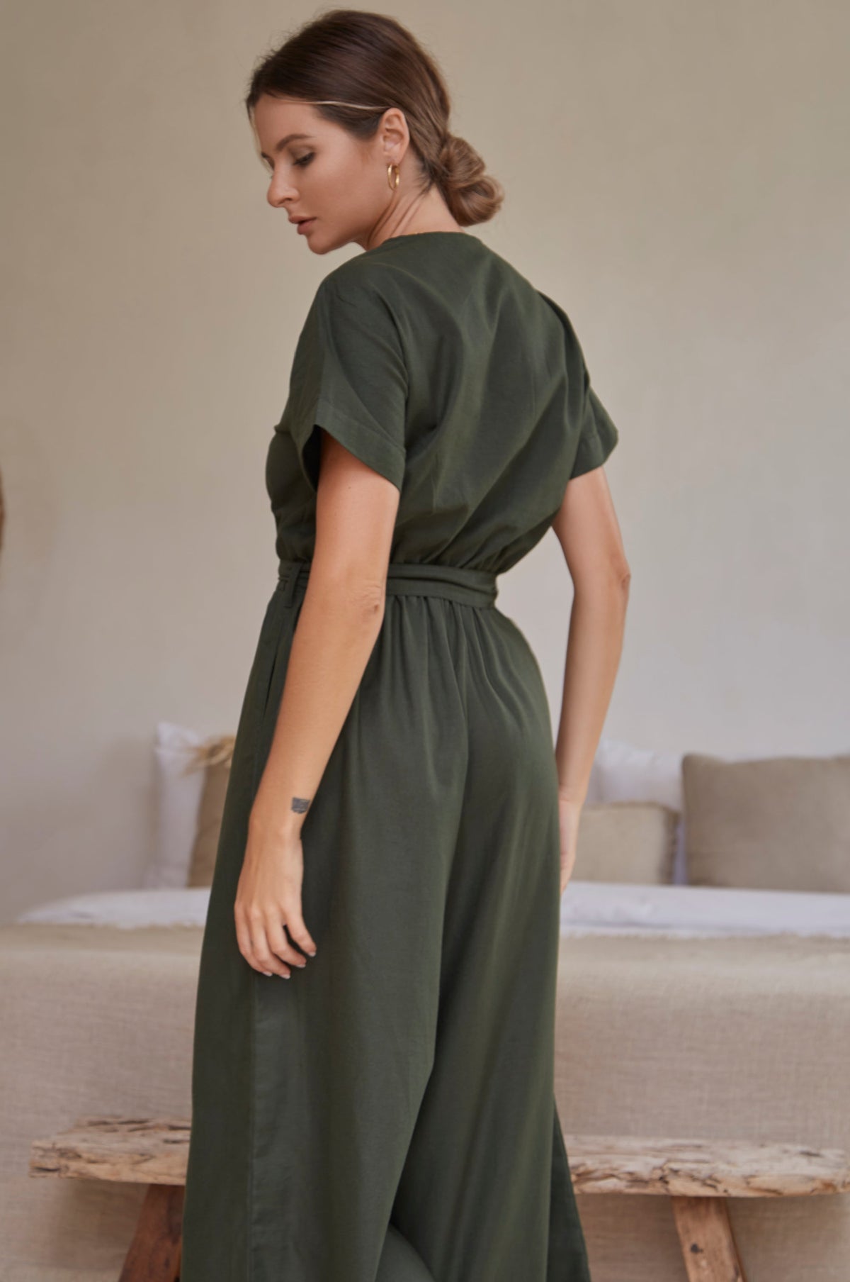 Evora Linen Jumpsuit (Sale)