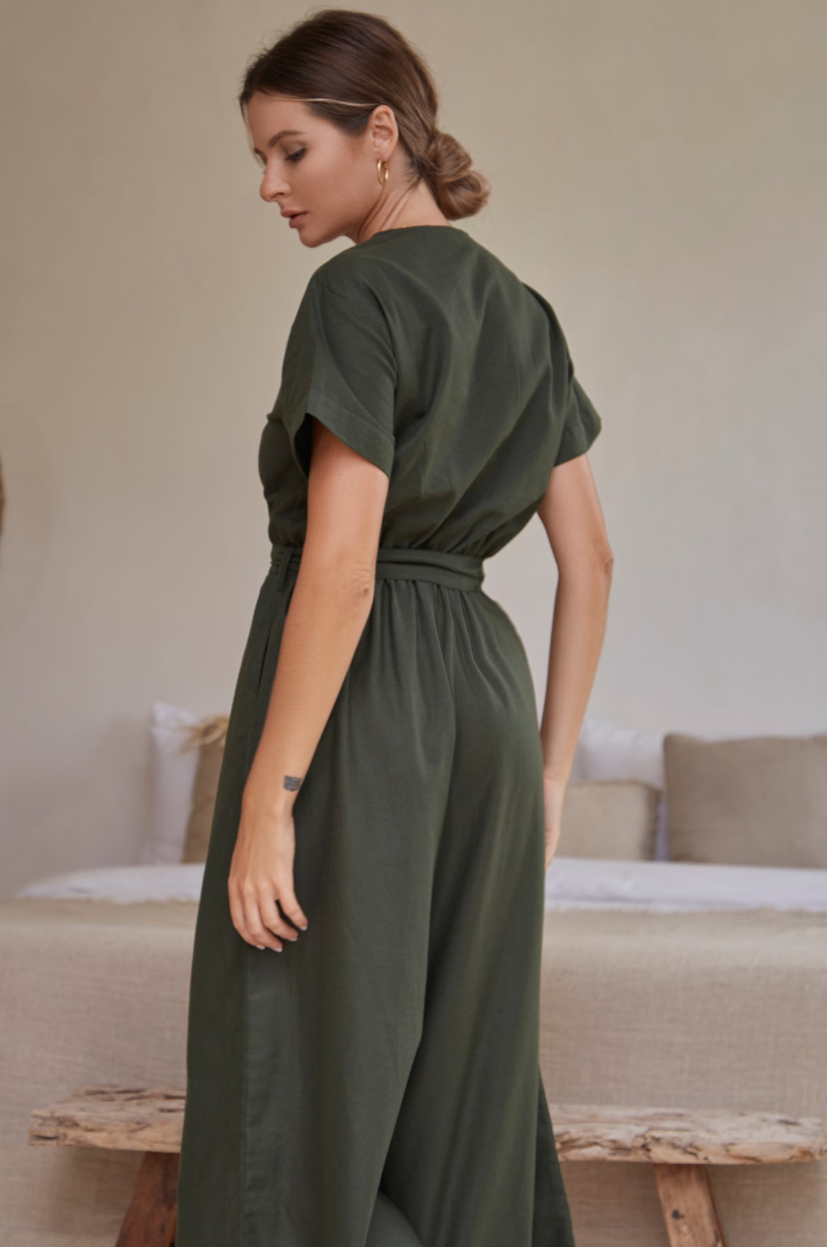 Evora Linen Jumpsuit (Sale)