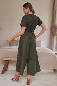 Evora Linen Jumpsuit (Sale)