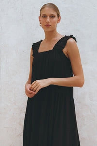 La Palma Linen Maxi Dress