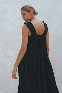 La Palma Linen Maxi Dress