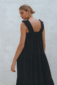 La Palma Linen Maxi Dress