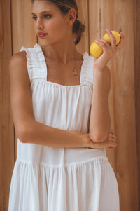 La Palma Linen Maxi Dress