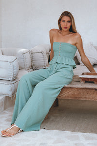 Laura Smocked Linen Top