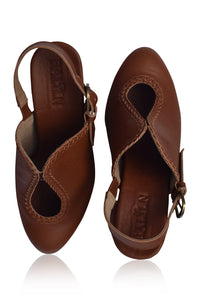 Lola Leather Mules (Sz. 4)