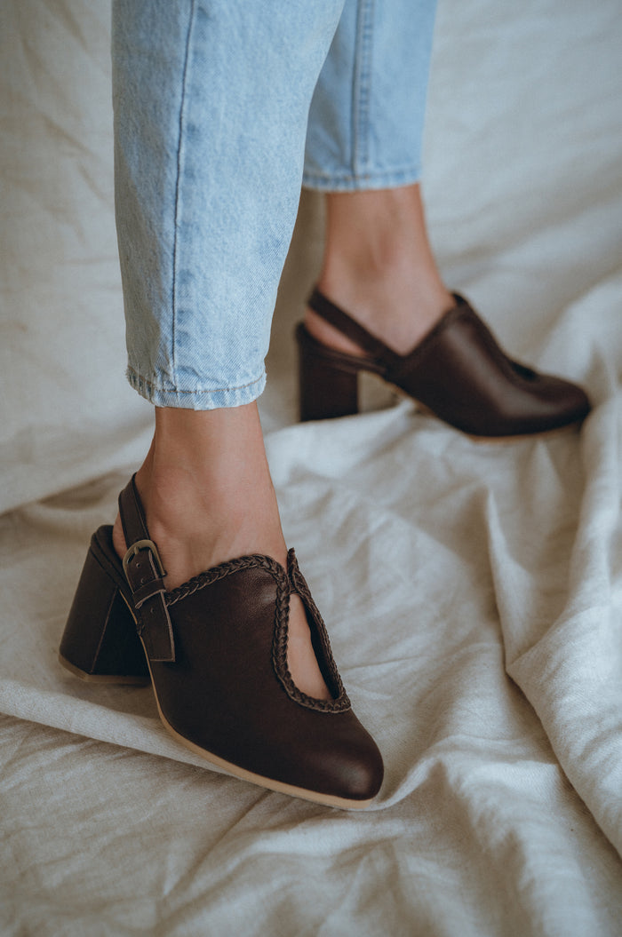 Lola Leather Mules