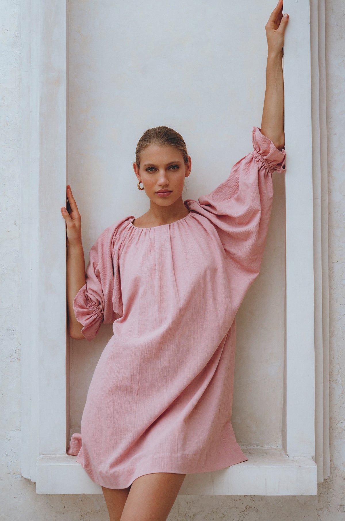 Medea Linen Mini Dress (Sale)