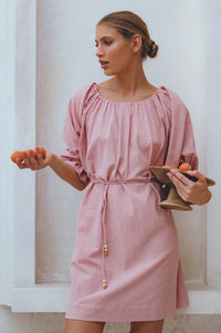 Medea Linen Mini Dress (Sale)