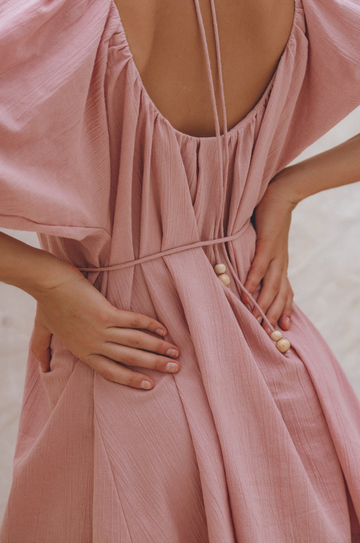 Medea Linen Mini Dress (Sale)