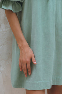 Medea Linen Mini Dress (Sale)