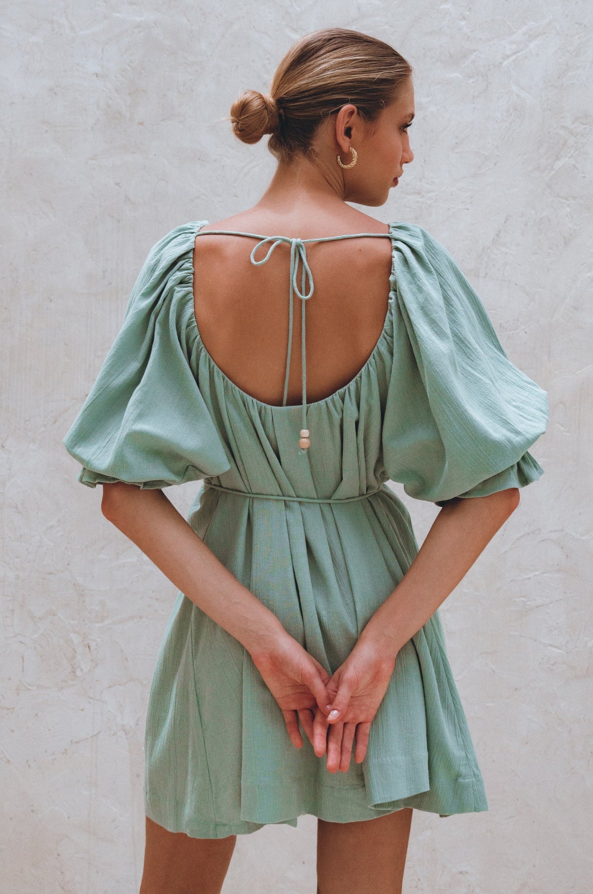 Medea Linen Mini Dress (Sale)