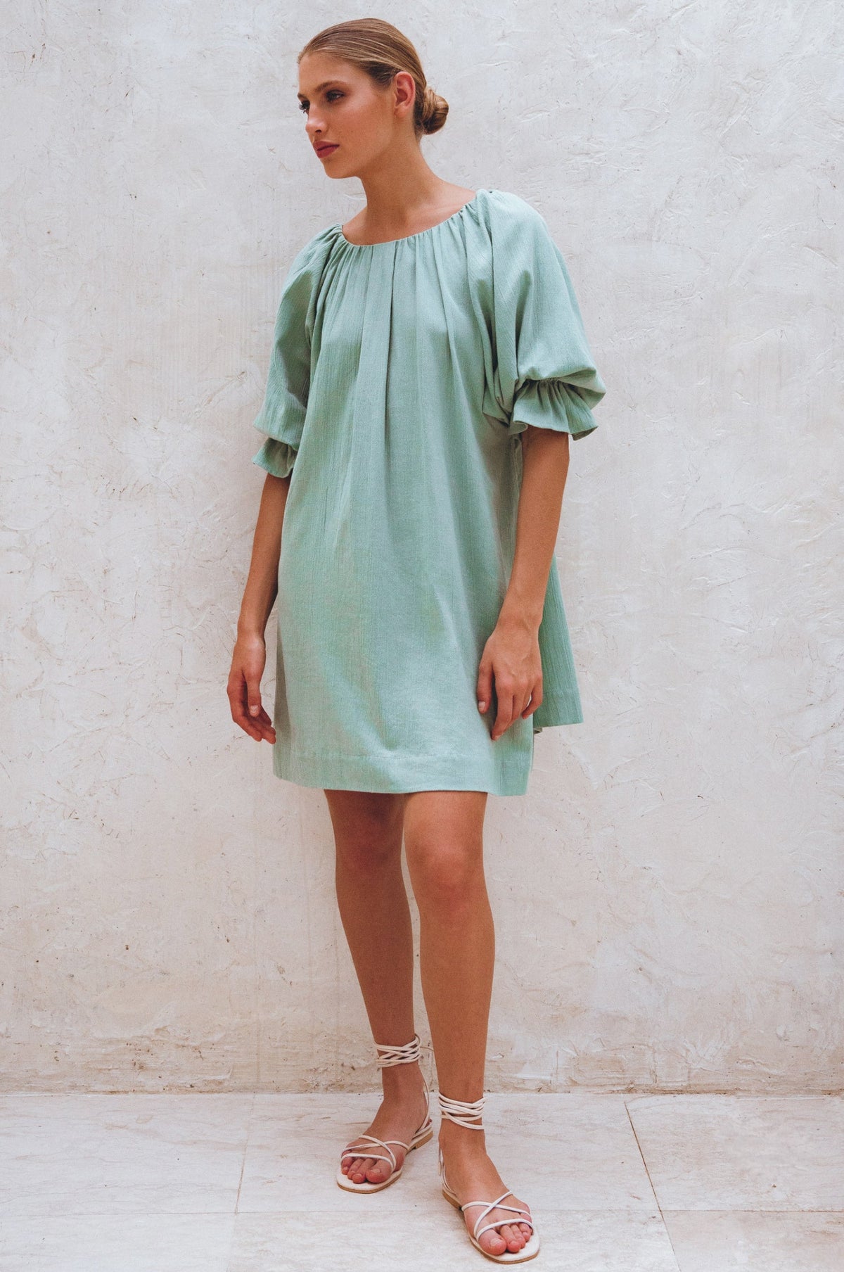 Medea Linen Mini Dress (Sale)