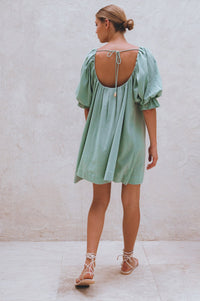 Medea Linen Mini Dress (Sale)