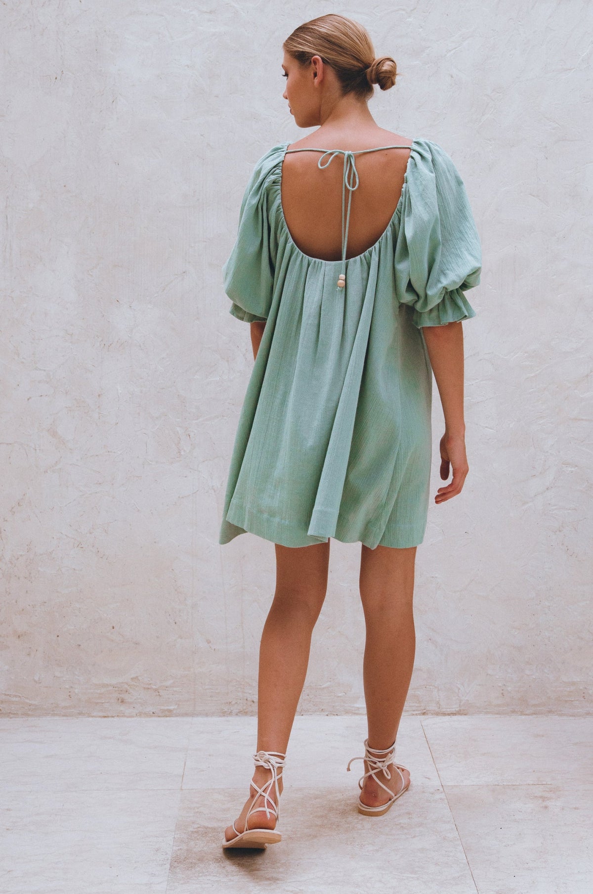 Medea Linen Mini Dress (Sale)