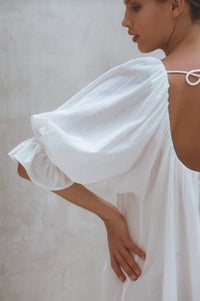 Medea Linen Mini Dress (Sale)