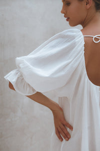 Medea Linen Mini Dress (Sale)