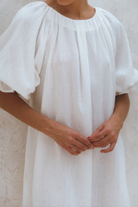 Medea Linen Mini Dress (Sale)