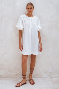 Medea Linen Mini Dress (Sale)