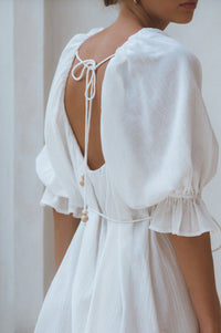 Medea Linen Mini Dress (Sale)