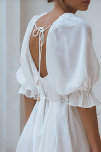 Medea Linen Mini Dress (Sale)