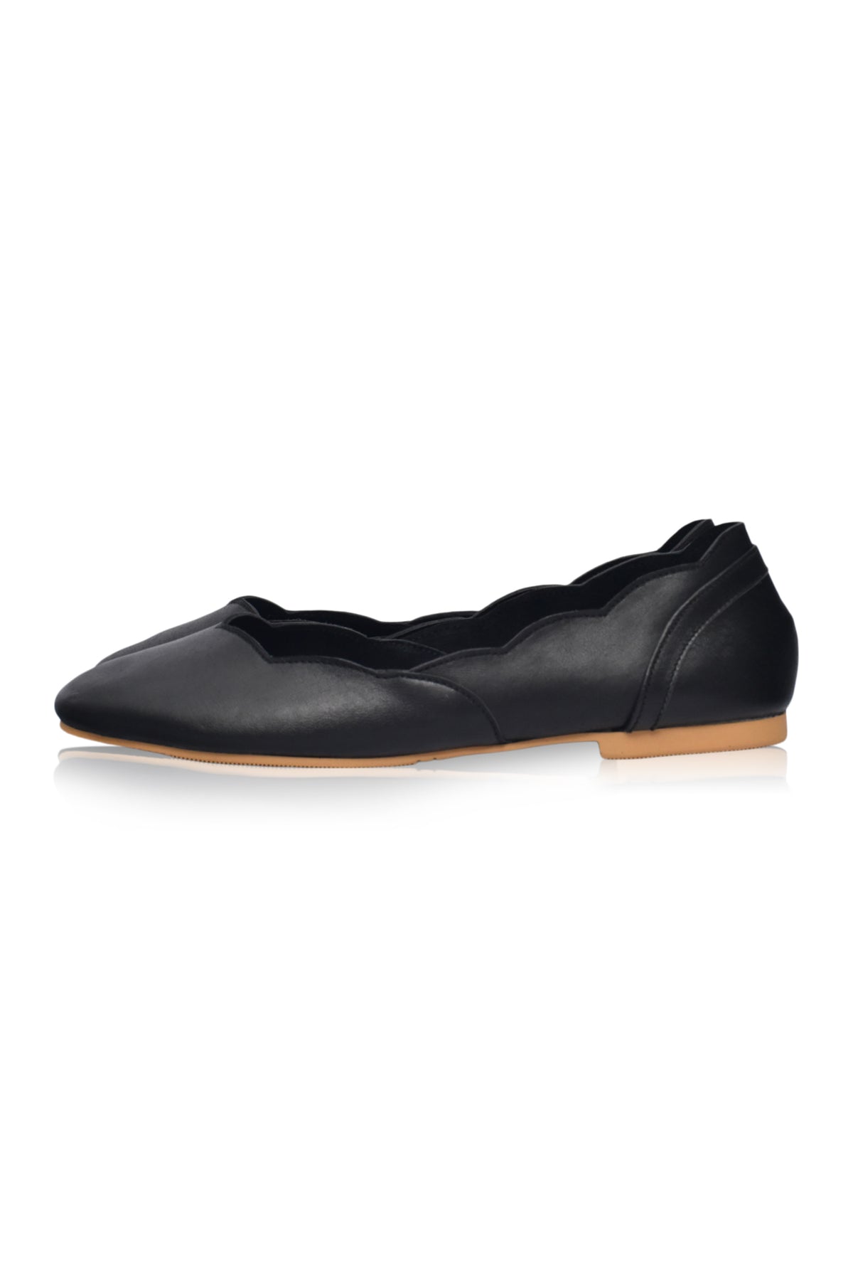 Milan Leather Ballet Flats (Sz. 4, 9.5 & 11)