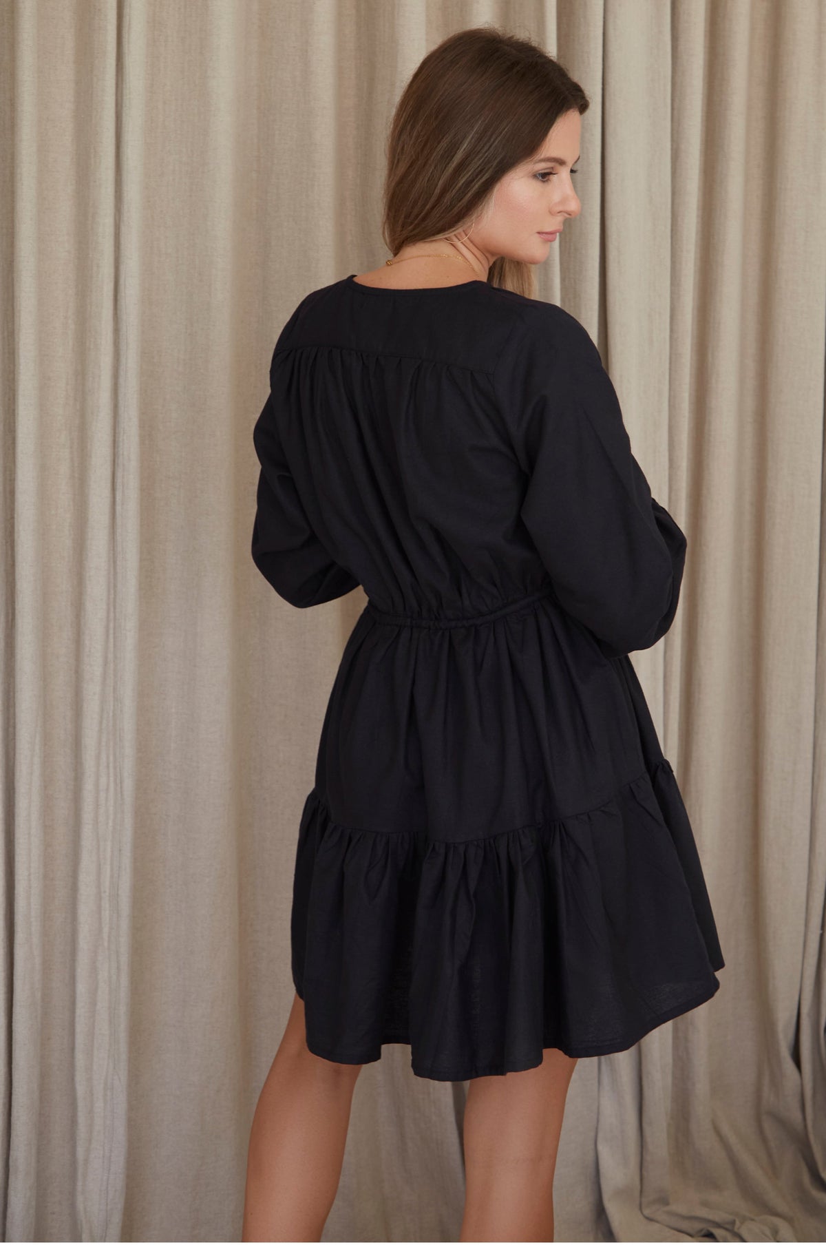 Positano Linen Mini Dress