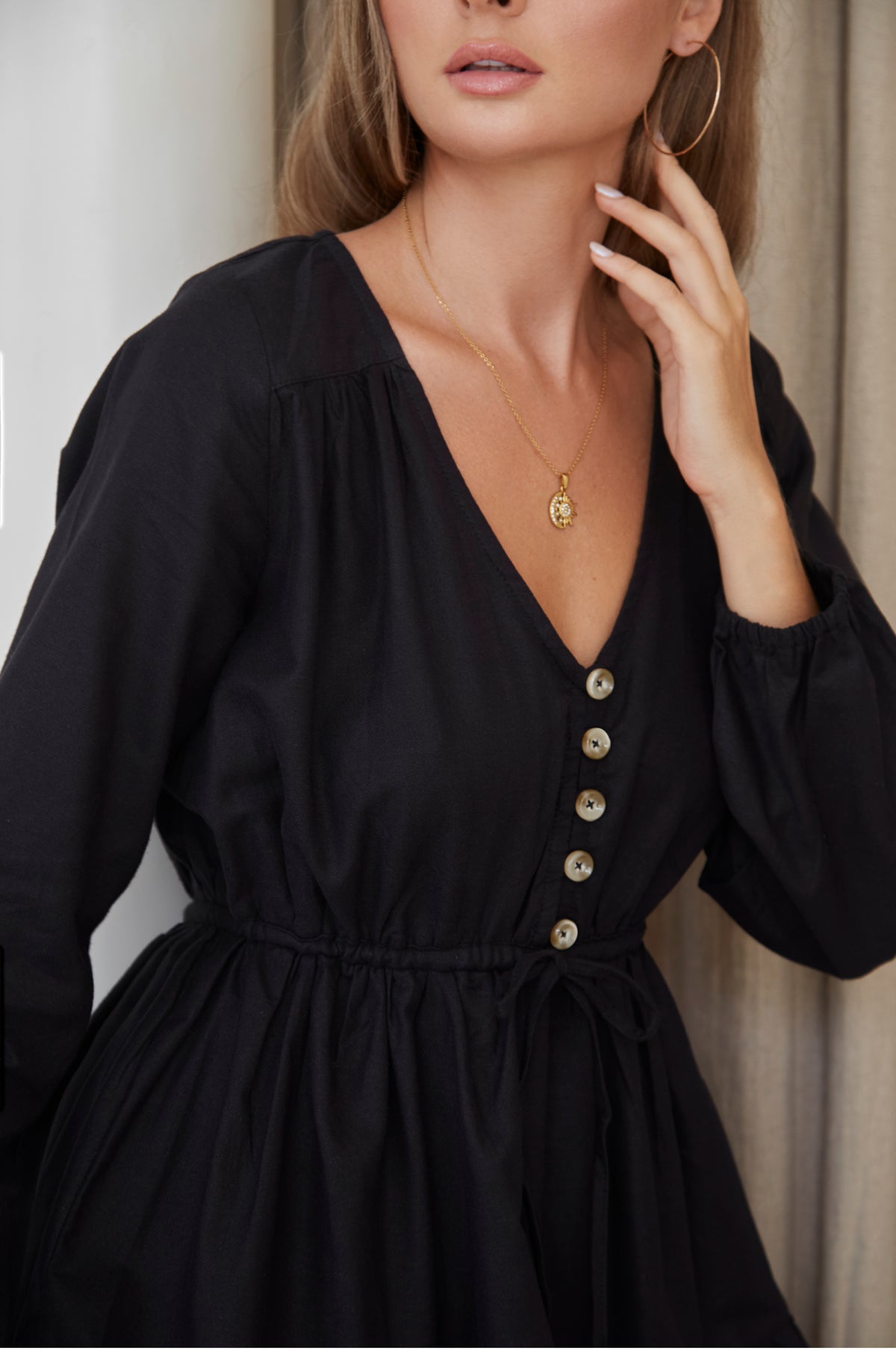 Positano Linen Mini Dress