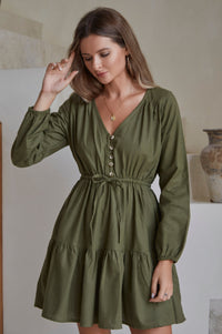 Positano Linen Mini Dress (Sale)