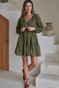 Positano Linen Mini Dress (Sale)