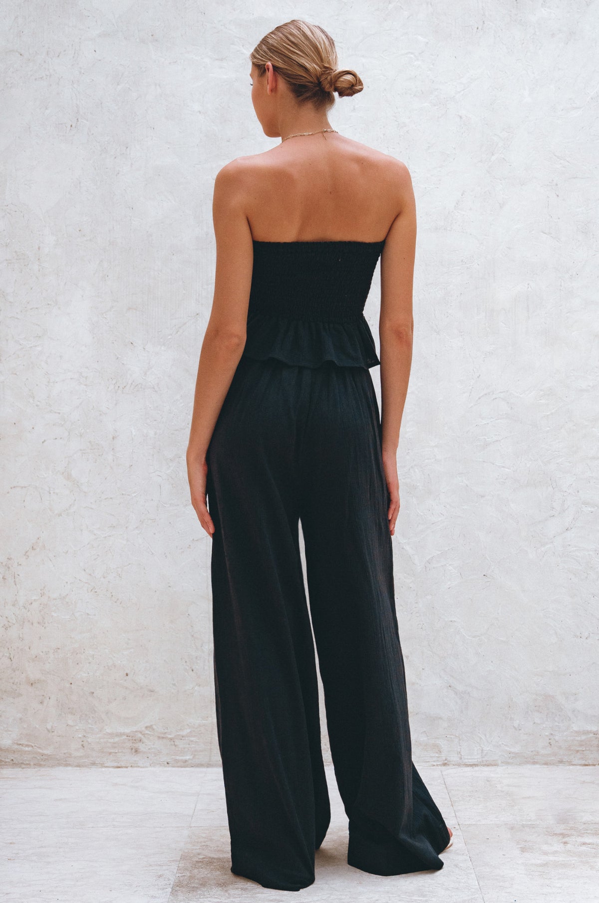 Raya Wide Leg Linen Pants