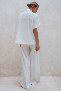 Raya Wide Leg Linen Pants