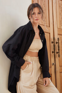 Romania Oversized Linen Shirt