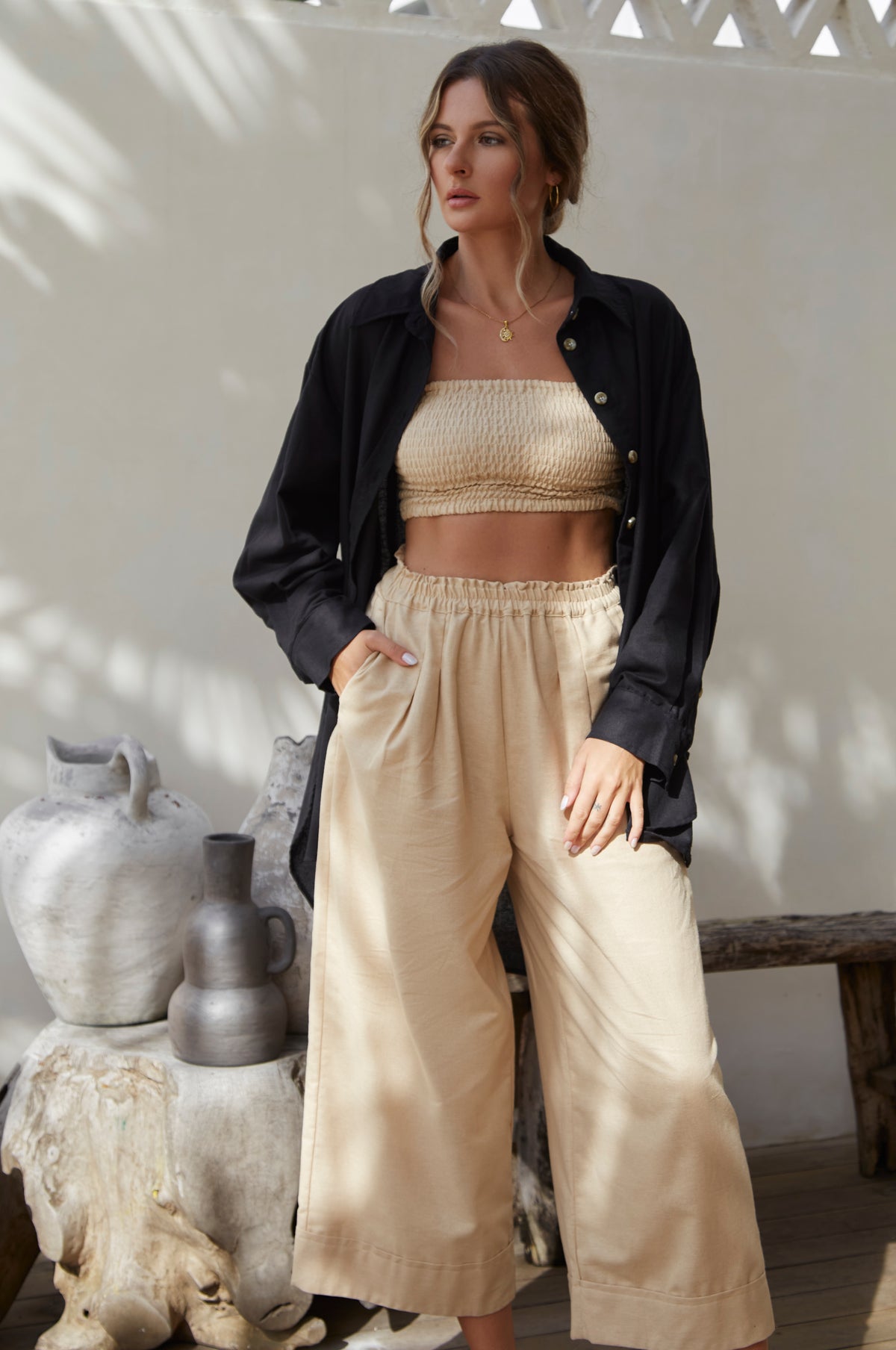 Romania Oversized Linen Shirt