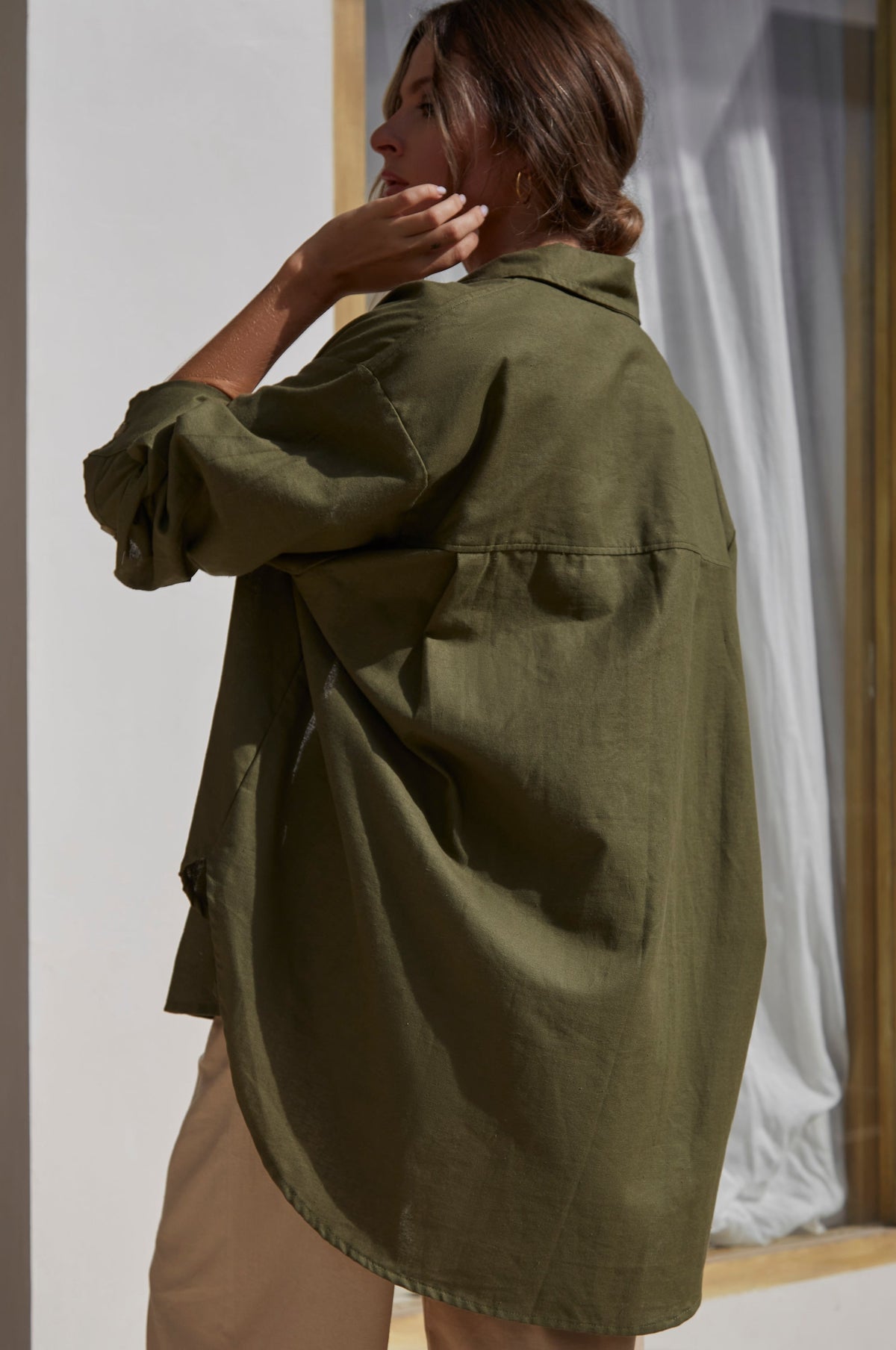 Romania Oversized Linen Shirt (Sale)