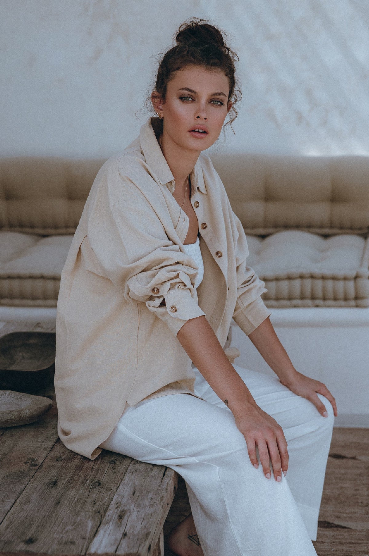 Romania Oversized Linen Shirt