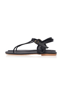Rosalia T-strap Leather Sandals