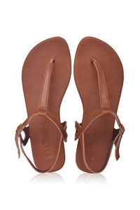 Rosalia T-strap Leather Sandals