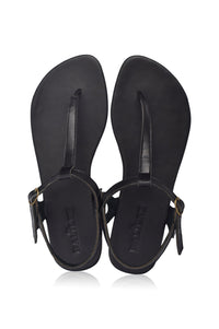 Rosalia T-strap Leather Sandals