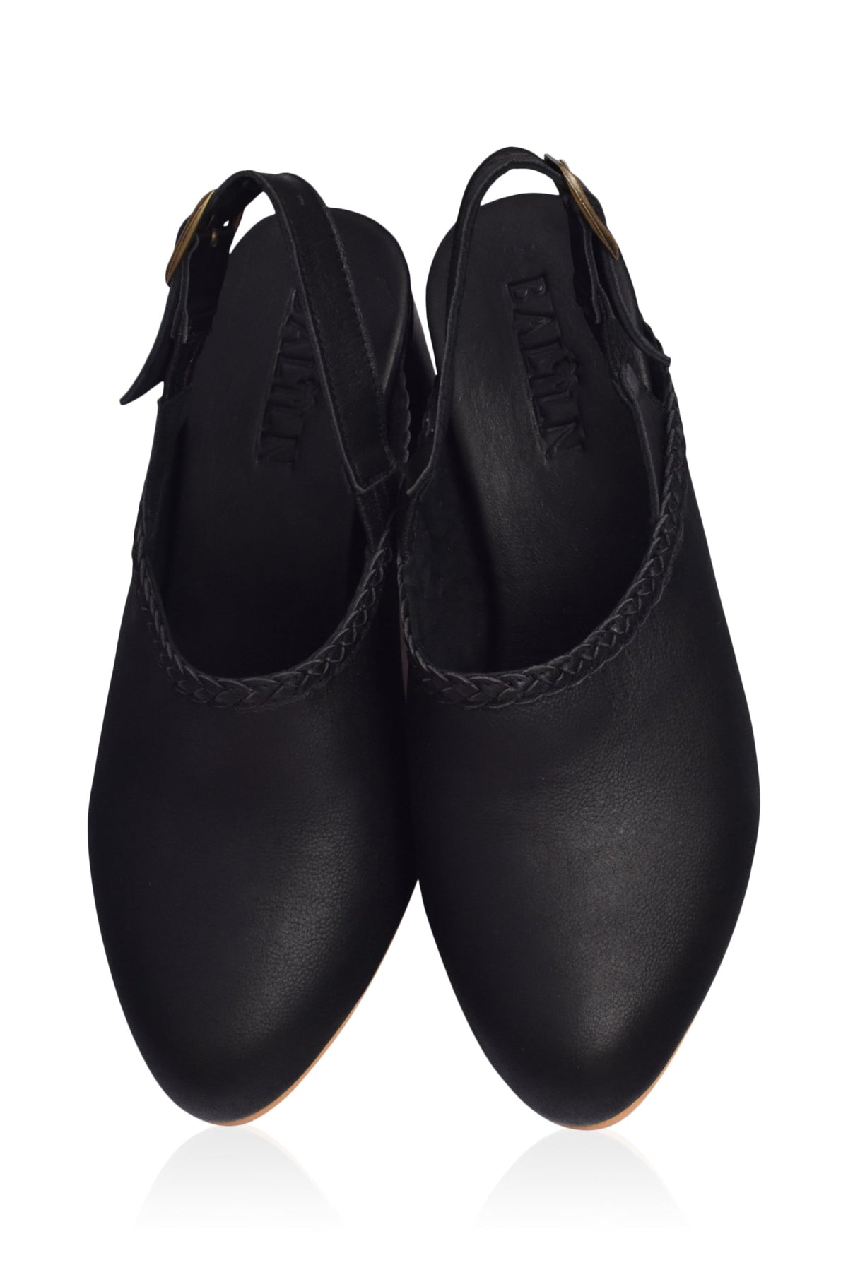 Savage Leather Slingback Heels (Sz. 4, 7.5 & 9)