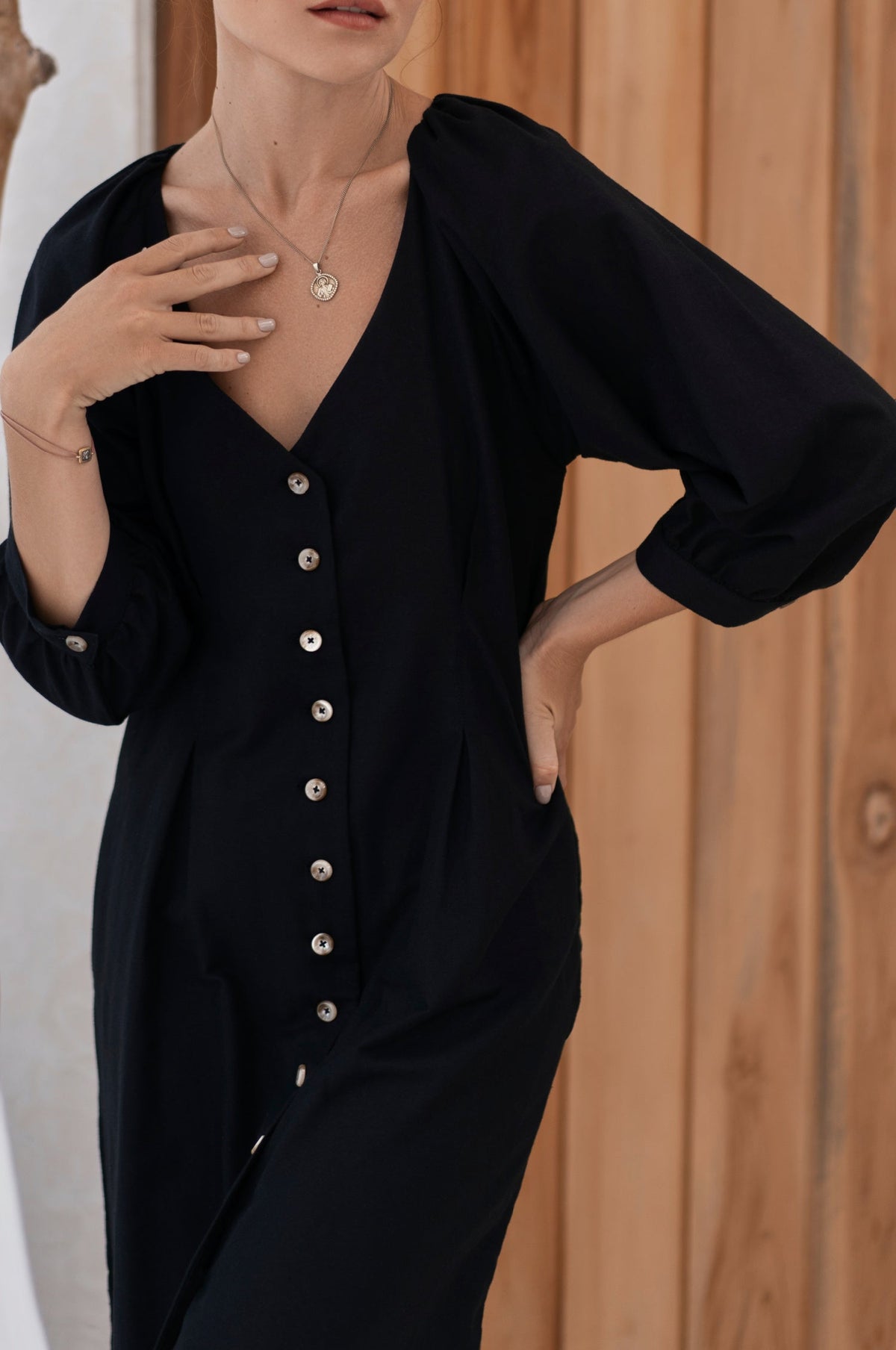 Selene Belted Midi Dress (Sale)