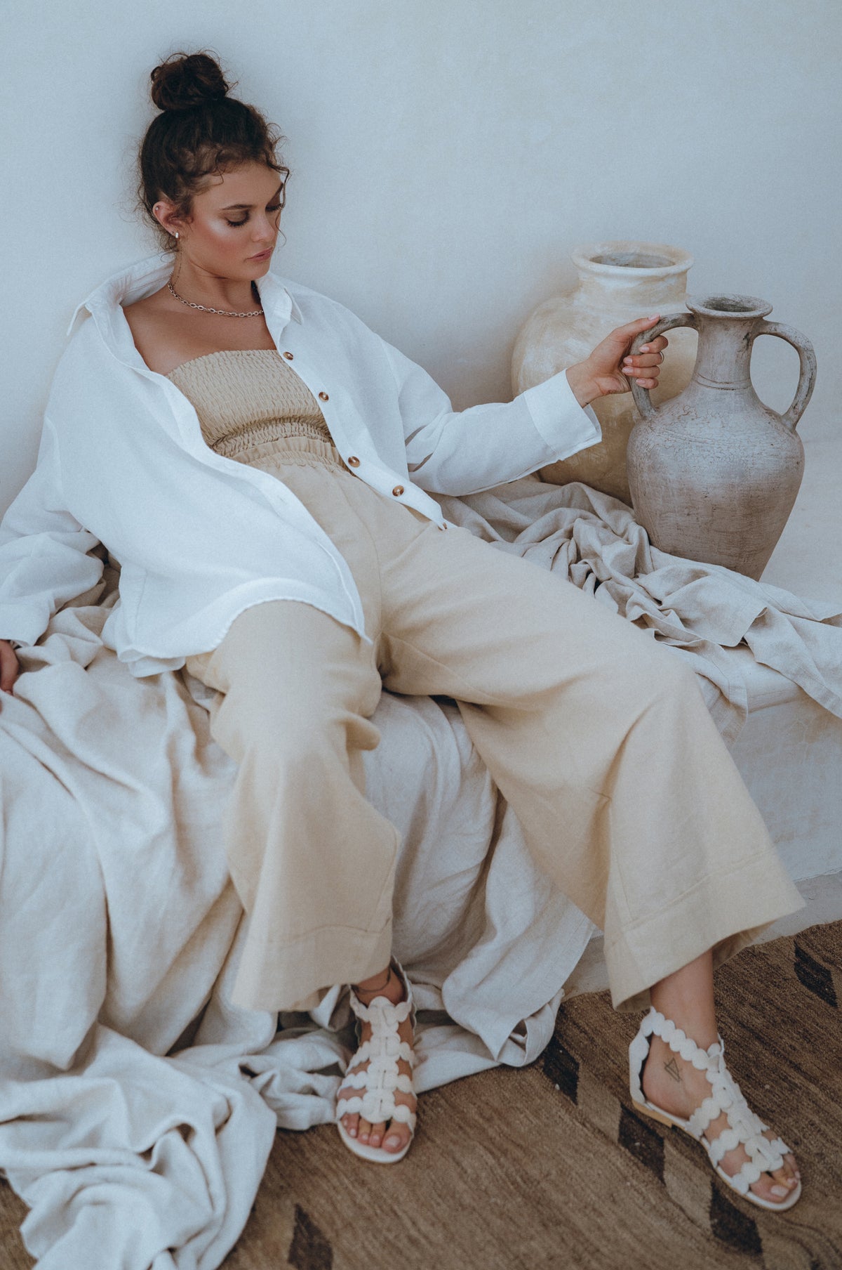 Sol Leather Greek Sandals