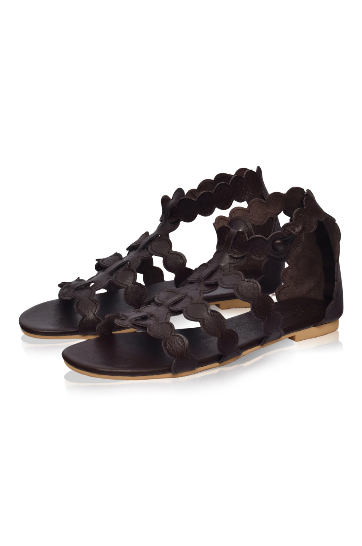 Sol Leather Greek Sandals